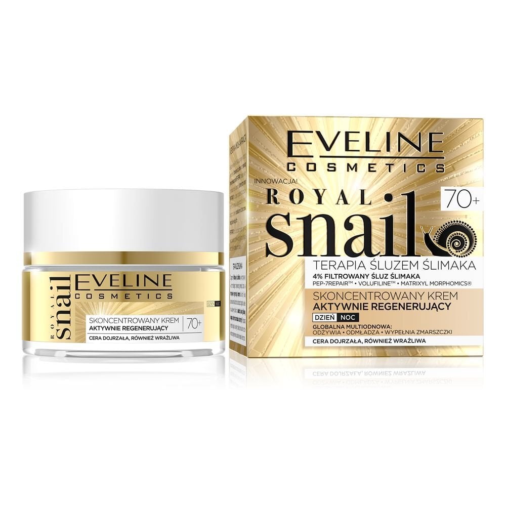 Taastav näokreem küpsele nahale Eveline Cosmetics Royal Snail 70+, 50 ml hind ja info | Näokreemid | hansapost.ee