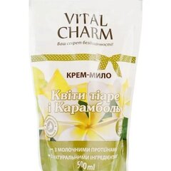 Vedelseep Vital Charm Tiare Flowers & Starfruit, 500 ml hind ja info | Vital Charm Parfüümid, lõhnad ja kosmeetika | hansapost.ee