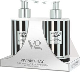 Komplekt Vivian Grey Lemon & Green Tea: vedelseep, 250 ml + kätekreem, 250 ml hind ja info | Kehakreemid, kehaõlid ja losjoonid | hansapost.ee