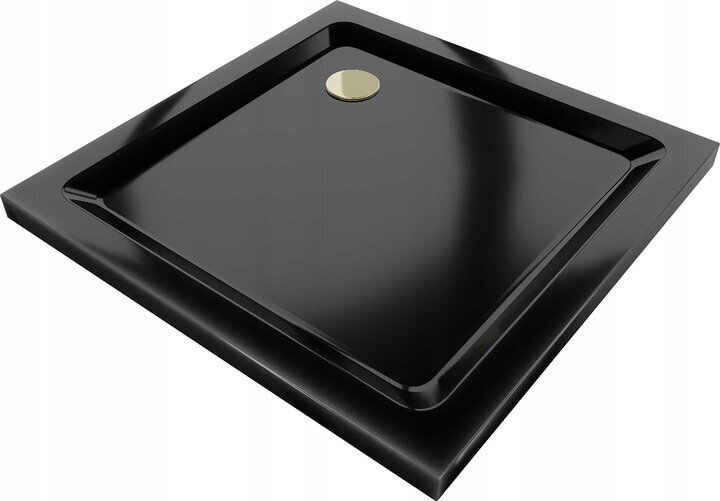 Dušikabiin Mexen Lima koos aluse ja sifooniga, Gold+Black/Gold, 80x80,100 cm цена и информация | Dušikabiinid | hansapost.ee