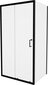 Dušikabiin Mexen Apia koos aluse ja sifooniga, Black+White/Black, 90x70,80,90,100 cm hind ja info | Dušikabiinid | hansapost.ee