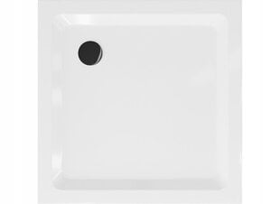 Kandiline dušialus Mexen Flat Slim koos sifooniga, White+Black, 70x70, 80x80, 90x90, 100x100 cm цена и информация | Стойки для душа | hansapost.ee
