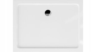 Ristkülikukujuline dušialus Mexen Flat Slim koos sifooniga, White+Chrome, 80x70 cm hind ja info | Mexen Dušikabiinid ja lisatarvikud | hansapost.ee