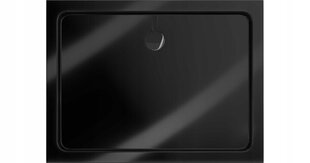 Ristkülikukujuline dušialus Mexen Flat Slim sifooniga, Black, 100x70,80,90 cm hind ja info | Dušialused | hansapost.ee