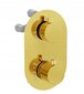 Peidetud duši- ja vannikomplekt termostaadiga Mexen Kai 7in1, 25 cm, Gold hind ja info | Dušikomplektid ja süsteemid | hansapost.ee