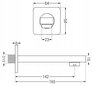 Varjatud duši- ja vannikomplekt termostaadiga Mexen Cube 7in1, 30x30 cm, Chrome hind ja info | Dušikomplektid ja süsteemid | hansapost.ee