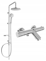 Termostaatsegistiga vanni-dušisüsteem Mexen Carl Kai, Chrome hind ja info | Dušikomplektid ja süsteemid | hansapost.ee