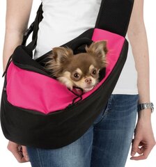 Передняя сумка TRIXIE Sling, 50x25x18 см, розово-черная цена и информация | Переноски, сумки | hansapost.ee