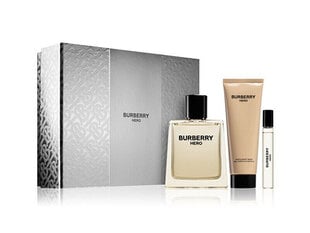 Komplekt meestele Burberry Hero: EDT, 100 ml + dušigeel, 75 ml + EDT 10 ml цена и информация | Духи для Него | hansapost.ee