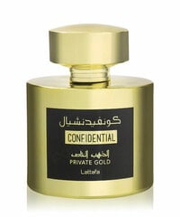Parfüümvesi Lattafa Confidential Private Gold EDP naistele/meestele, 100 ml hind ja info | Parfüümid naistele | hansapost.ee