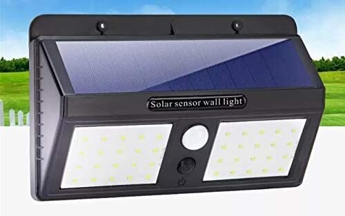 Päikeseenergiaga kahekordne rippvalgusti, 2x20 LED, liikumisanduriga hind ja info | Aiavalgustid ja õuevalgustid | hansapost.ee