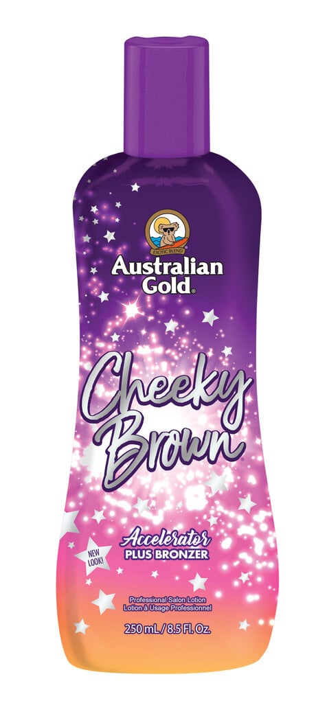Solaariumikreem Australian Gold Cheeky Brown - New Art Work 2018 250 ml цена и информация | Solaariumikreemid | hansapost.ee