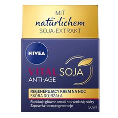 Pinguldav öökreem Nivea Vital Soy Anti-Age Firming Night Cream, 50 ml hind ja info | Näokreemid | hansapost.ee