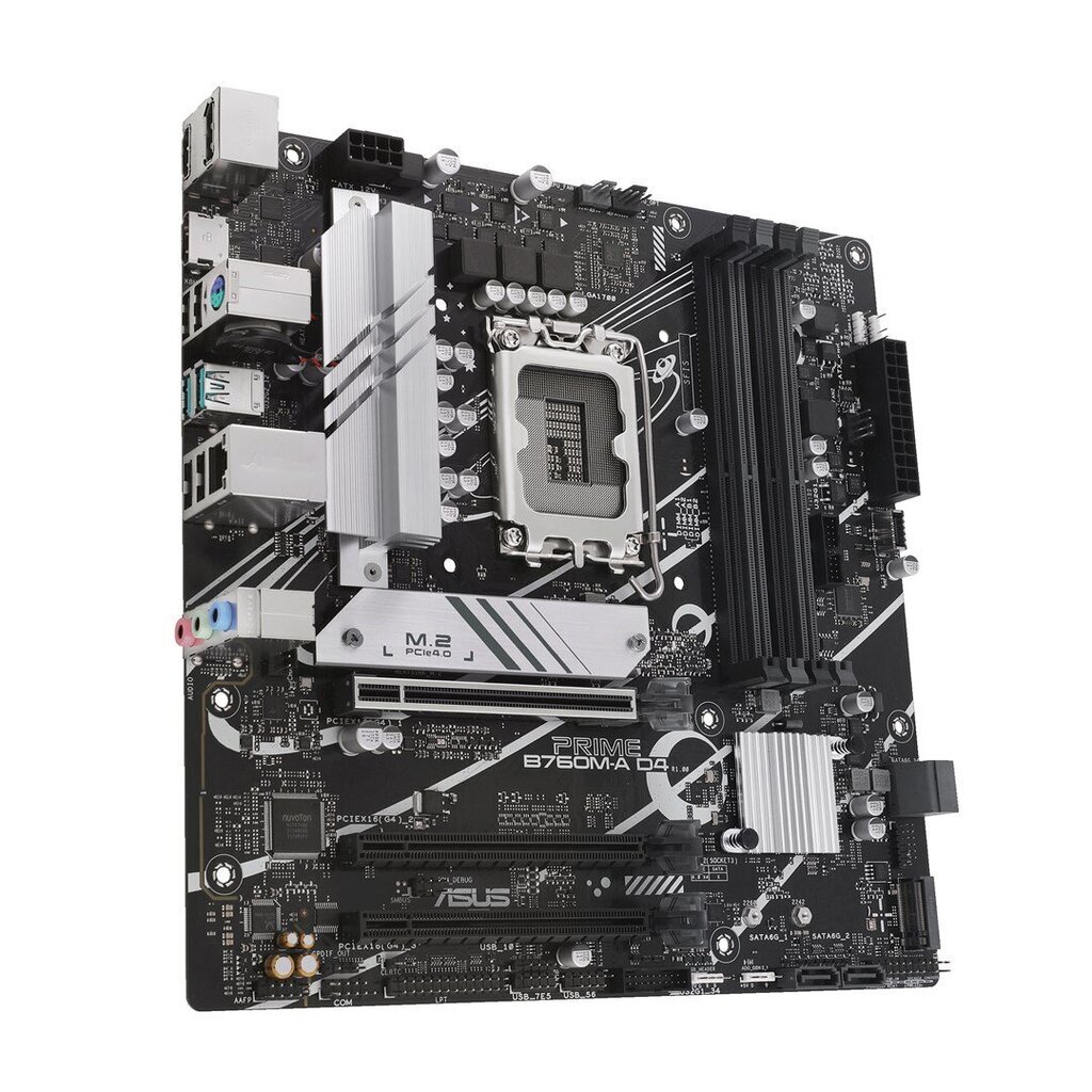Asus PRIME B760M-A D4, Micro ATX, LGA1700, DDR4 цена и информация | Emaplaadid | hansapost.ee