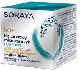 Дневной и ночной крем Soraya Hyaluronic Duo Forte 50+, 50 мл цена и информация | Кремы для лица | hansapost.ee