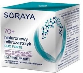Дневной и ночной крем Soraya Hyaluronic Duo Forte 70+, 50 мл цена и информация | Кремы для лица | hansapost.ee