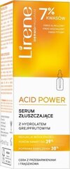 Kooriv näoseerum Lirene acid power, 30ml цена и информация | Lirene Для ухода за лицом | hansapost.ee