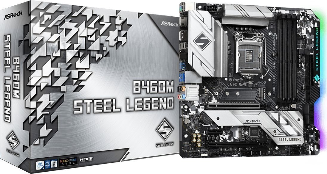 ASRock B460M Steel Legend hind ja info | Emaplaadid | hansapost.ee