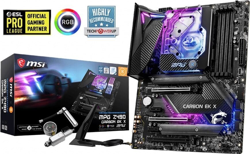 MSI MPG Z490 Carbon EK X hind ja info | Emaplaadid | hansapost.ee