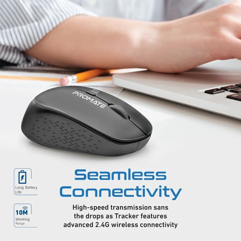 Promate Tracker MaxComfort Ergonomic цена и информация | Arvutihiired | hansapost.ee