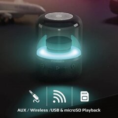 PROMATE Glitz LumiSound® 360° Surround Bluetooth Портативная Колонка цена и информация | Аудиоколонки | hansapost.ee