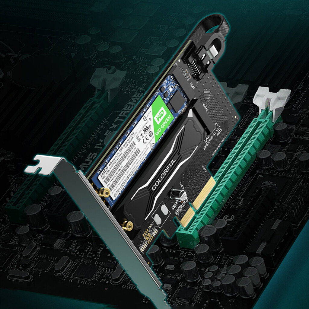 Ugreen PCIe 3.0 x4 to SSD M.2 M-Key / M.2 B-Key CM302 hind ja info | Regulaatorid | hansapost.ee