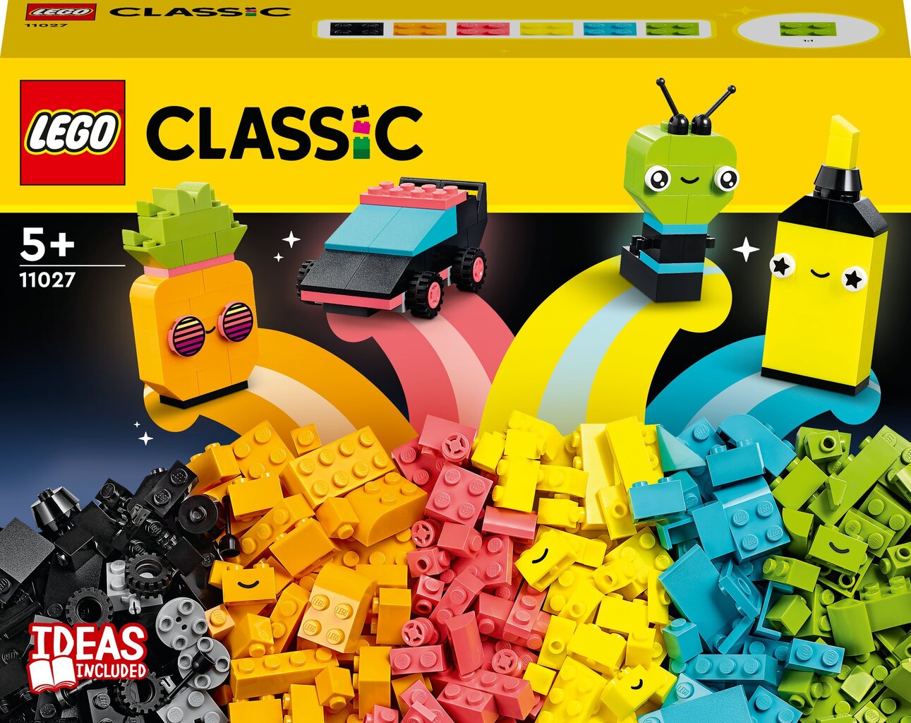 11027 LEGO® Classic Loominguline neoonlõbu цена и информация | Klotsid ja konstruktorid | hansapost.ee