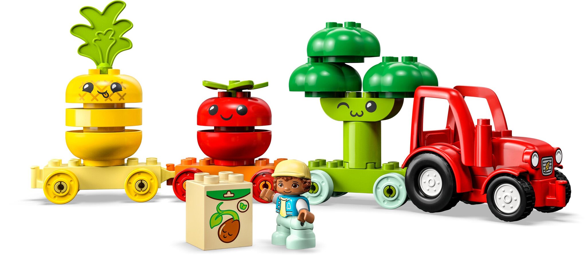 10982 LEGO® DUPLO puu- ja köögiviljatraktor цена и информация | Klotsid ja konstruktorid | hansapost.ee