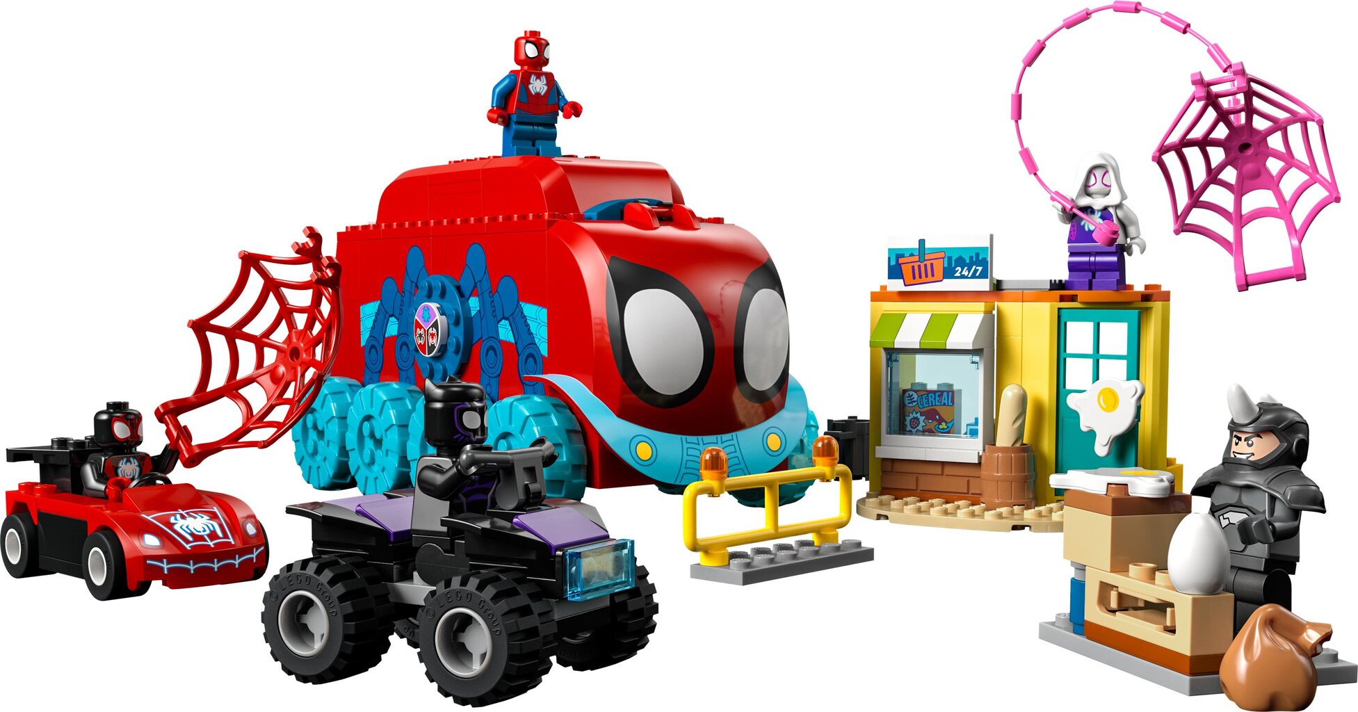 10791 LEGO® Marvel Spider-Man Team mobiilne peakorter цена и информация | Klotsid ja konstruktorid | hansapost.ee