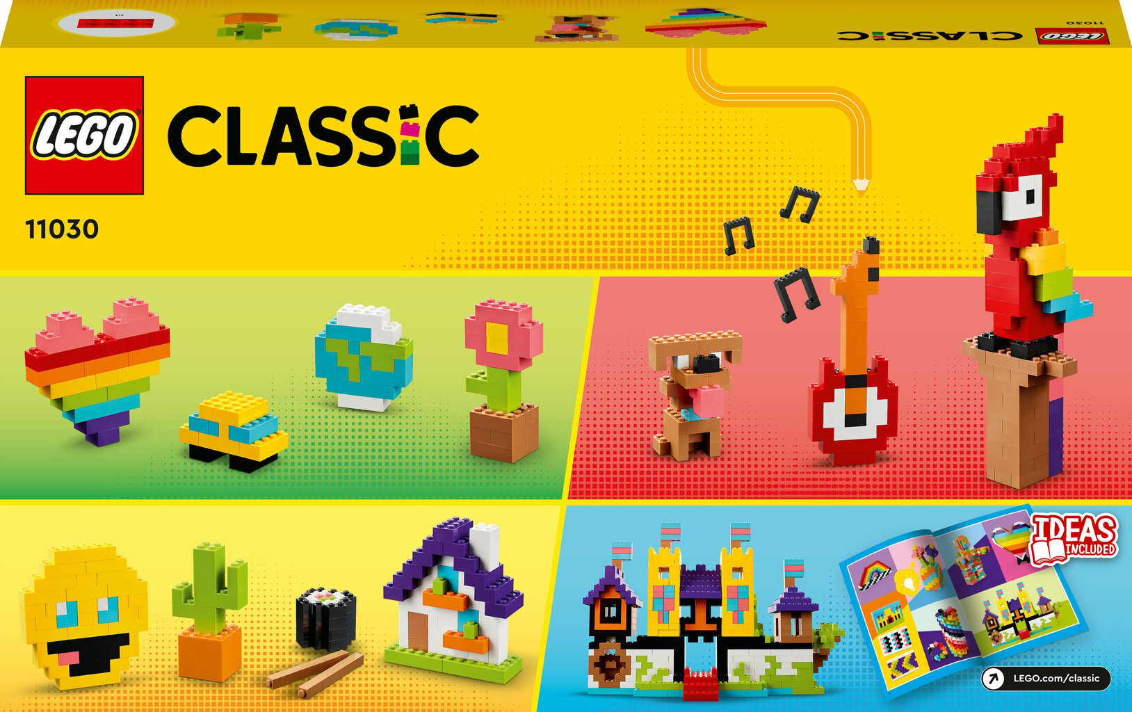 11030 LEGO® Classic Värvilised klotsid hind ja info | Klotsid ja konstruktorid | hansapost.ee