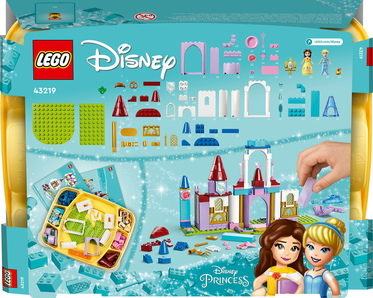 43219 LEGO®│ Disney "Disney printsessi" loomingulised lossid hind ja info | Klotsid ja konstruktorid | hansapost.ee