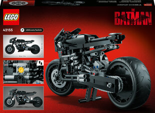 42155 LEGO® Technic THE BATMAN – BATCYCLE hind ja info | Klotsid ja konstruktorid | hansapost.ee