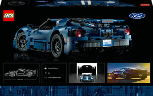 42154 LEGO® Technic 2022 Ford GT цена и информация | Конструкторы и кубики | hansapost.ee