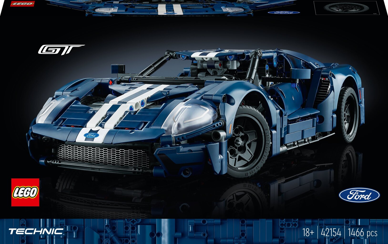 42154 LEGO® Technic 2022 Ford GT hind ja info | Klotsid ja konstruktorid | hansapost.ee