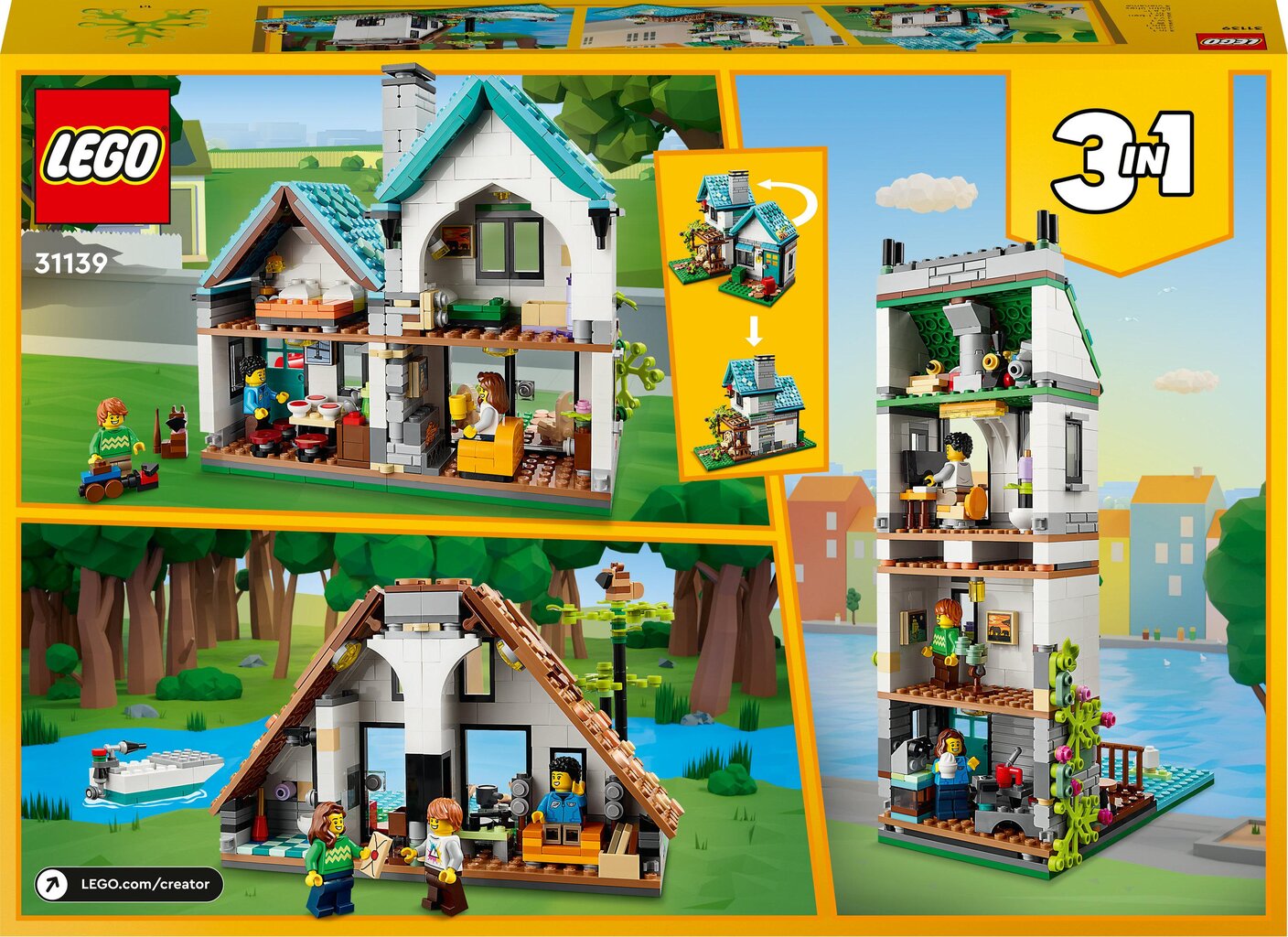 31139 LEGO® Creator Hubane kodu hind ja info | Klotsid ja konstruktorid | hansapost.ee