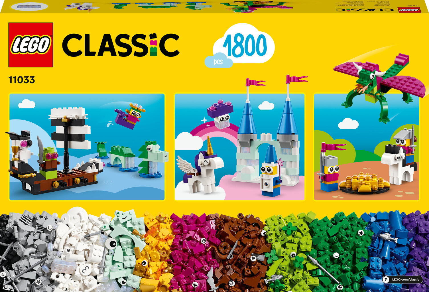 11033 LEGO® Classic Loominguline fantaasiauniversum hind ja info | Klotsid ja konstruktorid | hansapost.ee