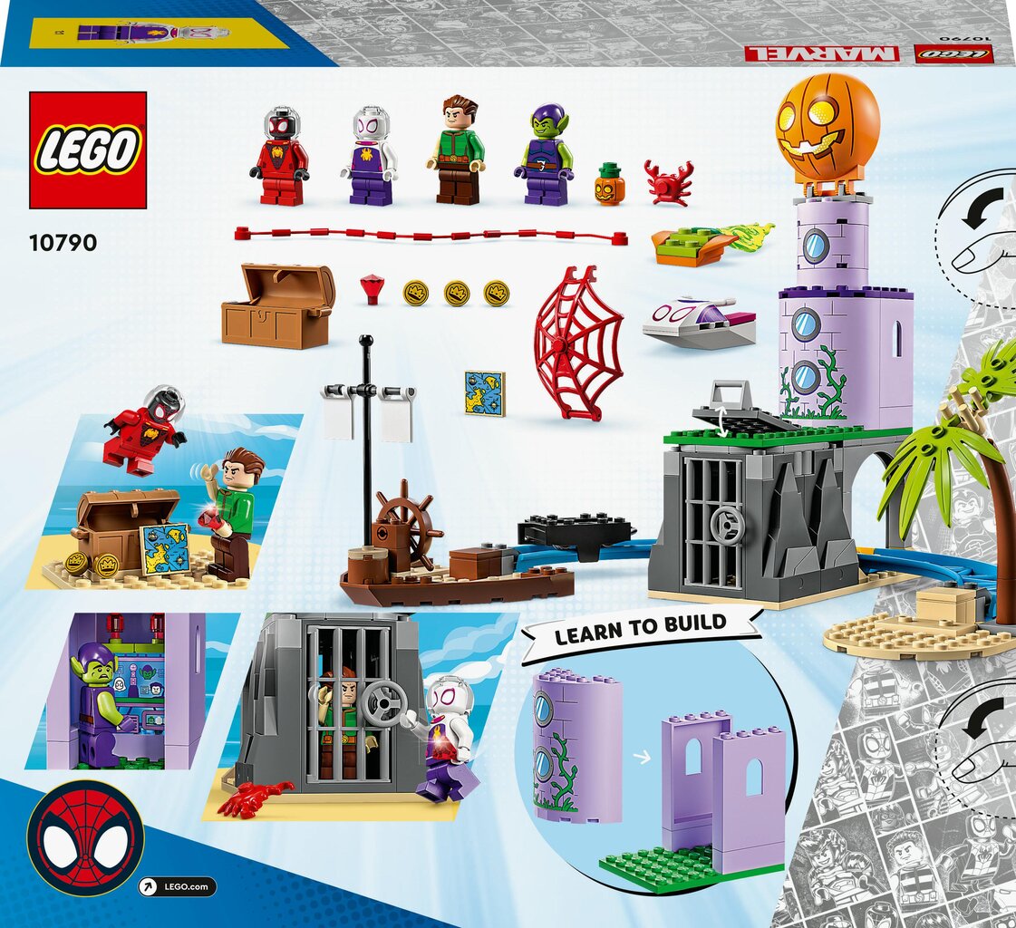 10790 LEGO® Marvel Spider Team Green Goblini tuletornis hind ja info | Klotsid ja konstruktorid | hansapost.ee