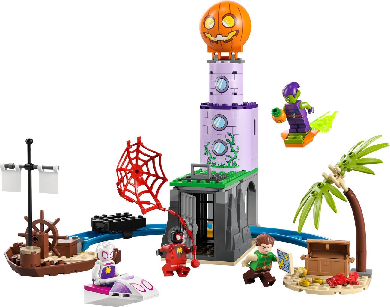 10790 LEGO® Marvel Spider Team Green Goblini tuletornis hind ja info | Klotsid ja konstruktorid | hansapost.ee