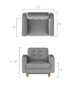 Pehme mööbli komplekt Asgard 3+1, roheline hind ja info | Pehme mööbli komplektid | hansapost.ee