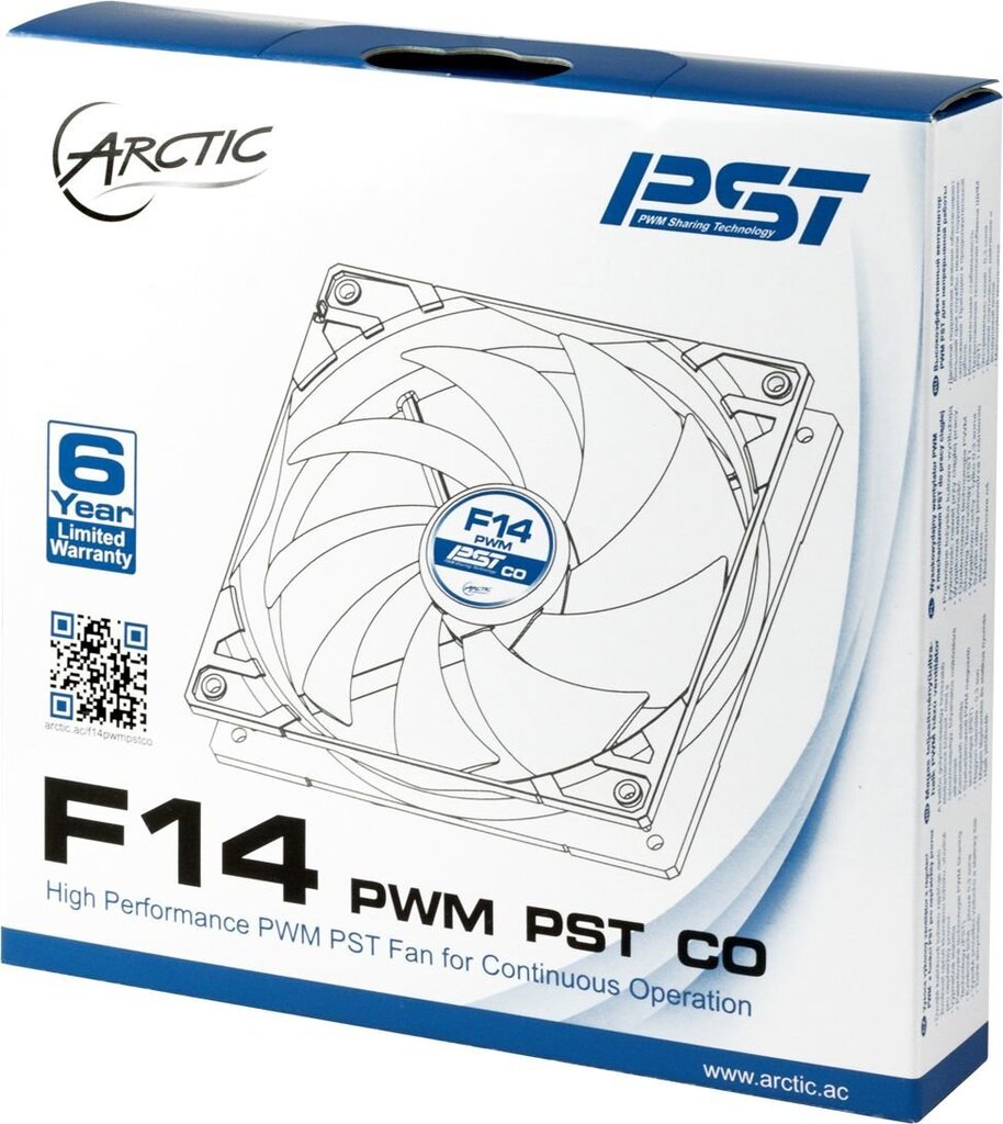 Arctic F14 PWM PST CO цена и информация | Arvuti ventilaatorid | hansapost.ee