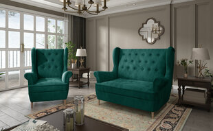 Pehme mööbli komplekt Aros 2+1, roheline цена и информация | Комплекты мягкой мебели | hansapost.ee