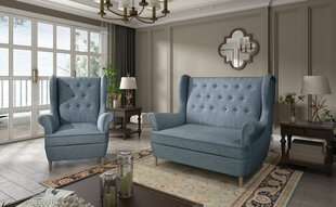 Pehme mööbli komplekt Aros 2+1, helesinine цена и информация | Комплекты мягкой мебели | hansapost.ee