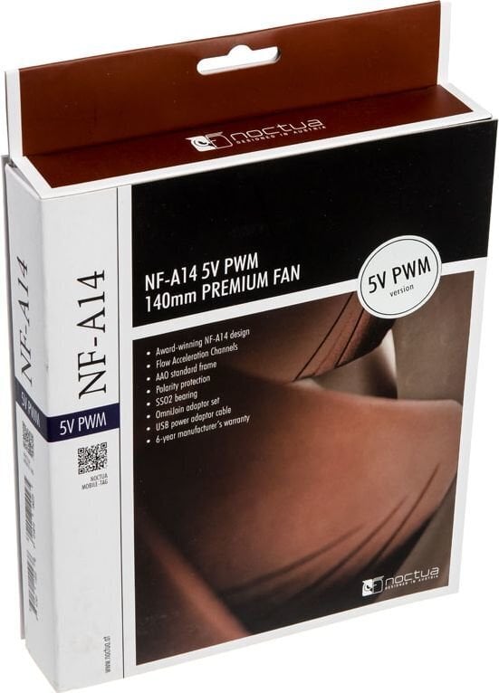 Noctua NF-A14 5V PWM hind ja info | Arvuti ventilaatorid | hansapost.ee