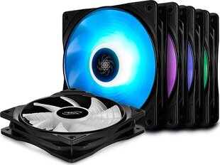 Вентилятор Deepcool DP-FRGB-RF120-5C-M цена и информация | Компьютерные вентиляторы | hansapost.ee