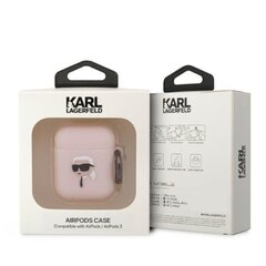 Беспроводные наушники Karl Lagerfeld 3D Logo NFT Choupette TPU Case for Airpods 1|2 White цена и информация | Амбушюры | hansapost.ee