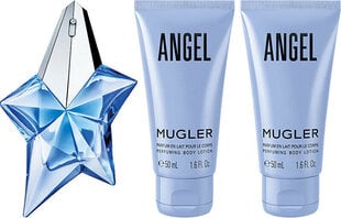 Komplekt naistele Thierry Mugler Angel: EDP, 25 ml + ihupiim 2 x 50 ml цена и информация | Женские духи | hansapost.ee