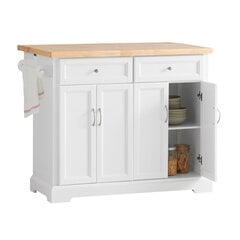 Кухонный шкафчик SoBuy FKW71-WN, белый цена и информация | Кухонные шкафчики | hansapost.ee