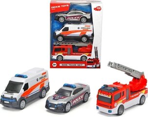 Спасательные машины Dickie Toys, 3 шт. цена и информация | Игрушки для мальчиков | hansapost.ee