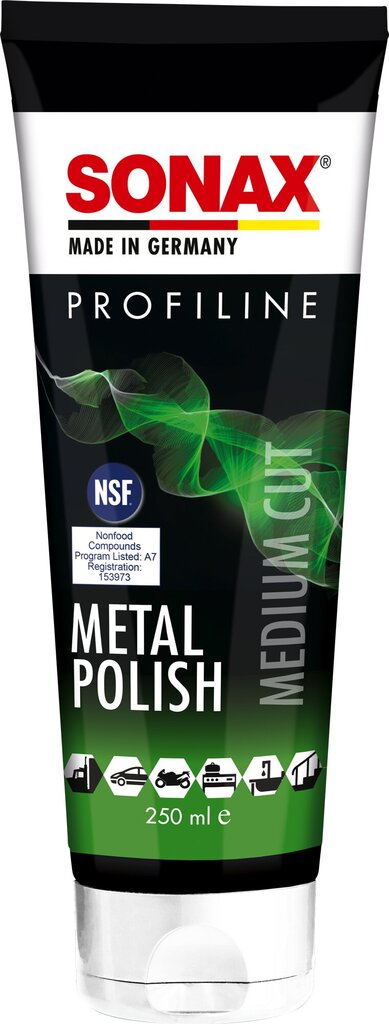 SONAX Profiline Metal Polish poleerimispasta цена и информация | Autokeemia | hansapost.ee
