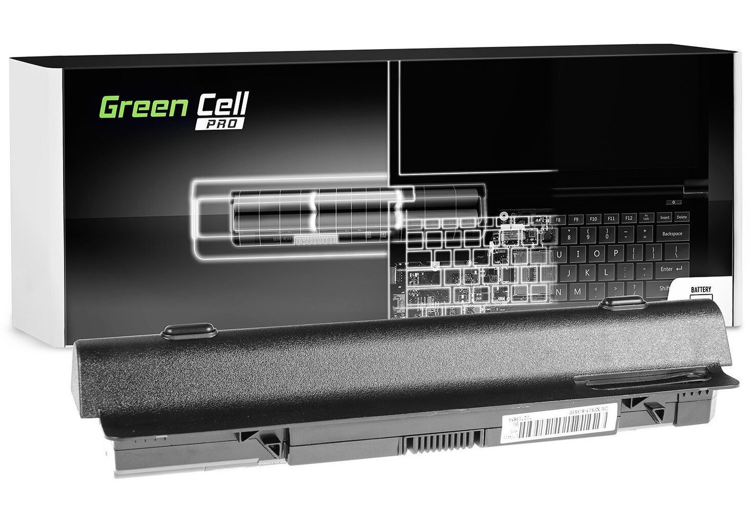 Enlarged Green Cell Pro Laptop Battery for Dell XPS 15 L501x L502x 17 L701x L702x цена и информация | Sülearvuti akud | hansapost.ee
